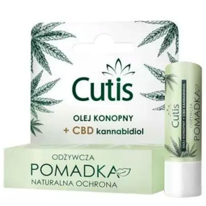 CUTIS naturalna pomadka z olejem konopnym i CBD 5g