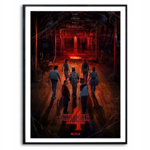 Plakat 32x44,5 Serial Stranger Things Dużo Wzorów