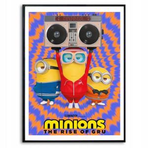 PLAKAT na ścianę z filmu MINIONKI Wzorów 32x44,5