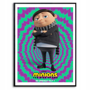 PLAKAT na ścianę z filmu MINIONKI Wzorów 32x44,5