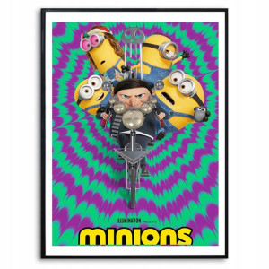 PLAKAT na ścianę z filmu MINIONKI Wzorów 32x44,5