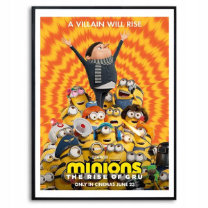 PLAKAT na ścianę z filmu MINIONKI Wzorów 32x44,5