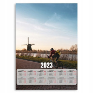 2023 Kalendarz Na Ścianę 50x70 Bike Holland Wzory