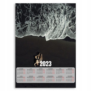2023 KALENDARZ na ŚCIANĘ 50x70cm PARA PLAŻA Wzory