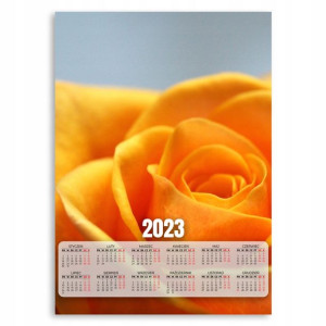 2023 KALENDARZ na Ścianę PLAKAT 50x70cm RÓŻA Wzory