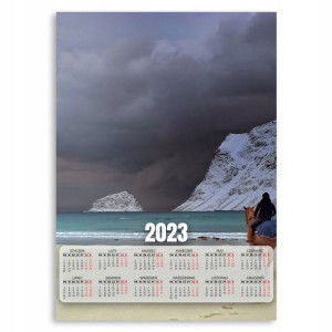 2023 Kalendarz Ścienny Plakat 50x70 Jeździec Wzory