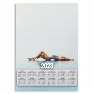 2023 Kalendarz Ścienny Plakat 50x70 Modelka Wzory