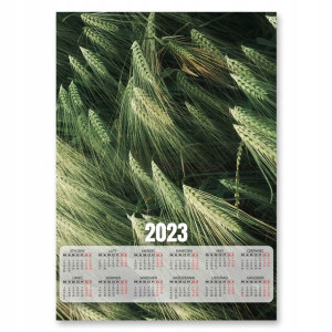 2023 Kalendarz Ścienny Plakat 50x70cm Zboże Wzory