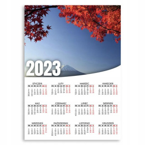 KALENDARZ 2023 50x70 cm PLAKATOWY Krajobraz Wzory