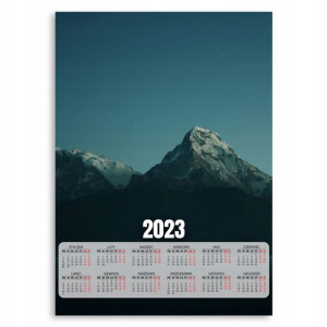Kalendarz 2023 Plakat 50x70 Everest Noc Gwiazdy Wz