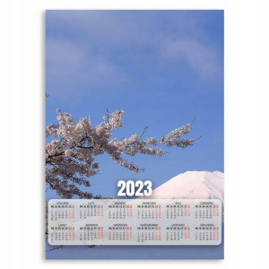 Kalendarz 2023 Plakat 50x70 Kwitnąca Wiśnia Wzory