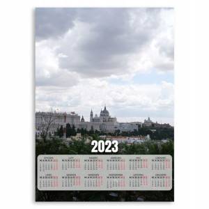 Kalendarz 2023 Plakat 50x70 Madryt Katedra Wzory