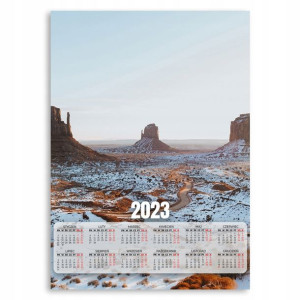 Kalendarz 2023 Plakat 50x70 Monument Valley Wzory