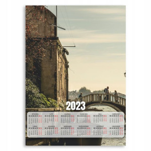 Kalendarz 2023 Plakat 50x70 Most Budynek Woda Wz