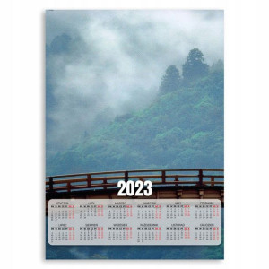 Kalendarz 2023 Plakat 50x70 Most Las Deszczowy Wz