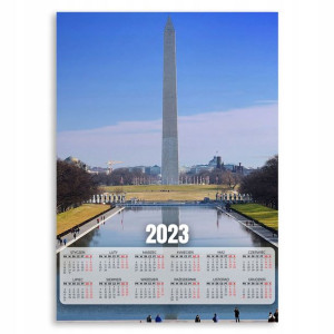 Kalendarz 2023 Plakat 50x70 Pomnik Waszyngton Wz