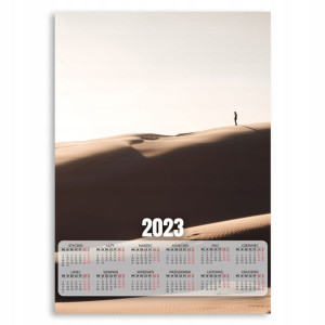 Kalendarz 2023 Plakat 50x70 Sahara Pustynia Wzory