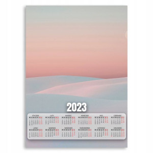 Kalendarz 2023 Plakat 50x70 Śnieg Północ Biegun Wz