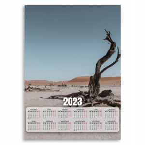 Kalendarz 2023 Plakat 50x70 Susza Pustynia Wzory