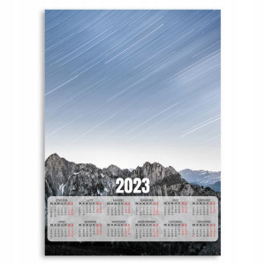 Kalendarz 2023 Plakat 50x70 Szczyty Gwiazdy Wzory