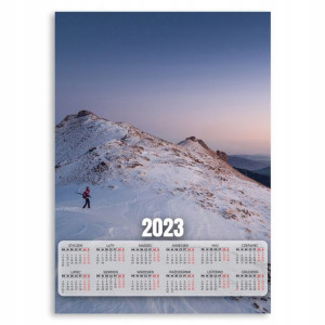 Kalendarz 2023 Plakat 50x70 Szlak Górski Zima Wz