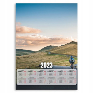 Kalendarz 2023 Plakat 50x70 Trasa Rowerowa Wzory
