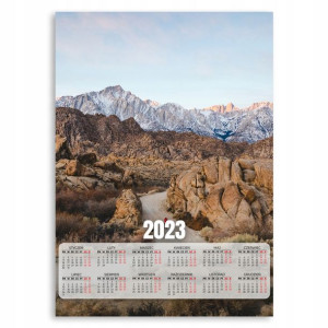 Kalendarz 2023 Plakatowy 50x70 Alabama Hills Wzory