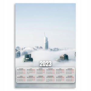 Kalendarz 2023 Plakatowy 50x70 Drapacz Chmur Wzory