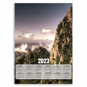 Kalendarz 2023 Plakatowy 50x70 Górski Widok Wzory