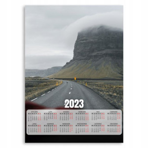 Kalendarz 2023 Plakatowy 50x70 Islandia Góry Wzory