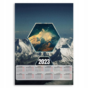 Kalendarz 2023 Plakatowy 50x70 Mount Everest Wzory