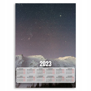 Kalendarz 2023 Plakatowy 50x70 Panorama Gór Wzory