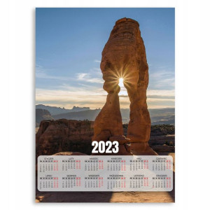 Kalendarz 2023 Plakatowy 50x70 Park Arches Wzory