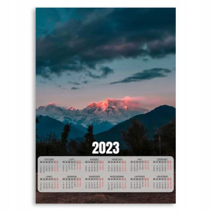 Kalendarz 2023 Plakatowy 50x70 Pokhara Nepal Wzory