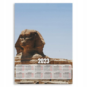 Kalendarz 2023 Plakatowy 50x70 Sphinx Egipt Wzory