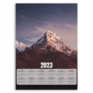 Kalendarz 2023 Plakatowy 50x70 Szczyt Górski Wzory