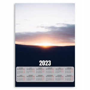 Kalendarz 2023 Plakatowy 50x70 Zachód Słońca Wzory