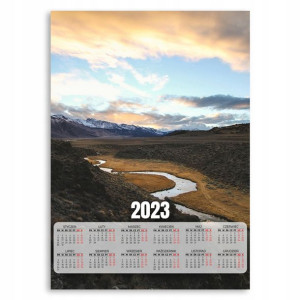 Kalendarz 2023 Plakatowy 50x70cm Rzeka Góry Wzory