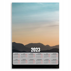 Kalendarz 2023 Plakatowy 50x70cm Wzgórza Wzory