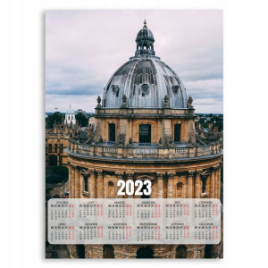 Kalendarz 2023 Ścienny 50x70 Oxford Biblioteka Wz