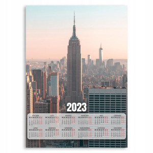Kalendarz 2023 Ścienny 50x70 Rockefeller Center Wz