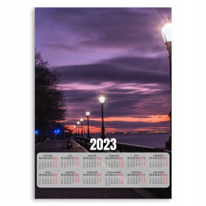 KALENDARZ 2023 Ścienny 50x70 XL DEPTAK MORZE Wzory