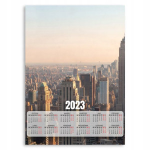 KALENDARZ 2023 Ścienny 50x70 XL EMPIRE STATE Wzory