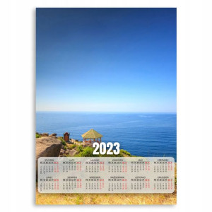KALENDARZ 2023 Ścienny 50x70 XL KLIFY OCEAN Wzory