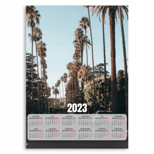 KALENDARZ 2023 Ścienny 50x70 XL LOS ANGELES Wzory