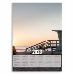 KALENDARZ 2023 Ścienny 50x70 XL MIAMI BEACH Wzory