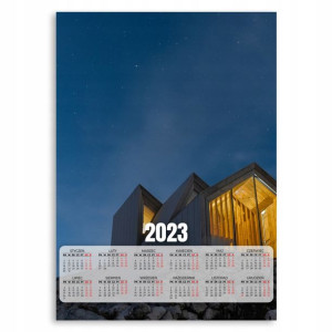 KALENDARZ 2023 Ścienny 50x70 XL MODERN HOUSE Wzory