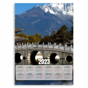 KALENDARZ 2023 Ścienny 50x70 XL MOST JAPONIA Wzory