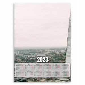 KALENDARZ 2023 Ścienny 50x70cm Duży HORYZONT Wzory