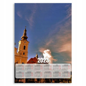 KALENDARZ 2023 Ścienny 50x70cm Duży KOŚCIÓŁ Wzory